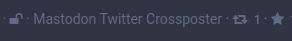 Post using a cross posting service
